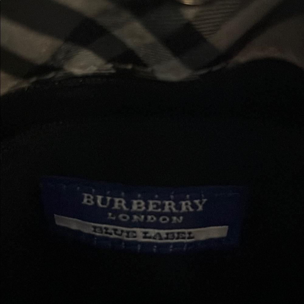 Burberry Checkered Tote Bag - Black, White, Red - Picture 5 of 6